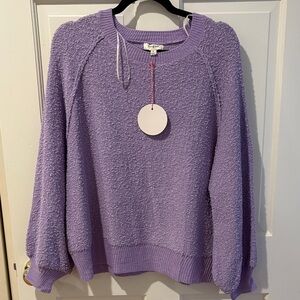 Umgee Lavendar Sweater Top M